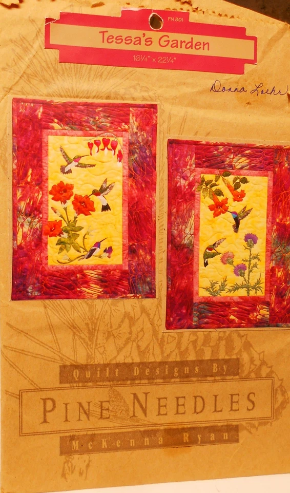 Patrones de colcha de pared Ryan de McKenna sin cortar Acabados de jardín de Tessa 16 1/4"x22 1/4" Foto 1 de 1