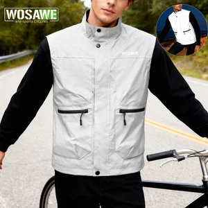 Chaqueta reflectante completa para hombre WOSAWE chaqueta para correr chaleco chaqueta deportiva chaqueta de bicicleta - Imagen 1 de 19