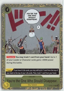 Wings of the Captain Foil Raro #OP06-115 Tú eres el que debería desaparecer - Imagen 1 de 2