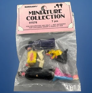 Vintage Mendelsens Miniatur Sammlung Kunststoff Krippenfiguren - Bild 1 von 10
