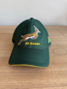 SA Rugby Springboks Green Cap – South Africa Flag – One Size Fits All - Picture 1 of 7
