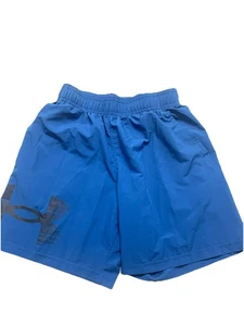 Pantalones Cortos de Gimnasio UNDER ARMOR Para Hombre Talla M Gráfico Calce Suelto Rendimiento Atlético Azul - Imagen 1 de 6