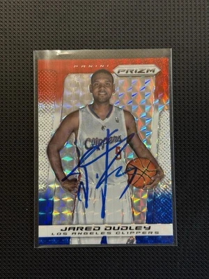 2013-14 Panini Prizm Jared Dudley #28 Red White Blue Mosaic Prizm IP AUTOGRAPH - Image 1 of 2