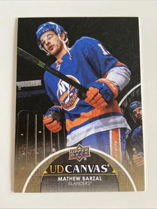 NHL Card-Mathew Barzal-UD Canvas-UD1 2021-22-Islanders - Bild 1 von 2