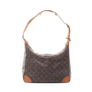 Louis Vuitton Boulogne 35 Monogram Shoulder Bag Coated Canvas Leather M51260 -Cz - Picture 1 of 12