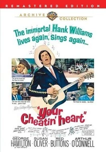 Your Cheatin' Heart (DVD) Arthur O'Connell George Hamilton (Importación USA) - Imagen 1 de 1
