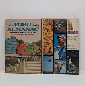 Lot of (2) 1969 & 1970 The Ford Almanac for Farm Ranch and Home Paperback - Bild 1 von 13