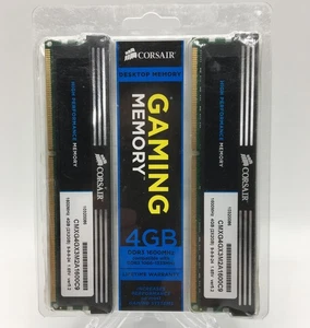 Corsair Gaming Memory High Performance 4GB 2x 2GB DDR3 1600Mhz CMXG4GX3M2A1600C9 - Picture 1 of 2
