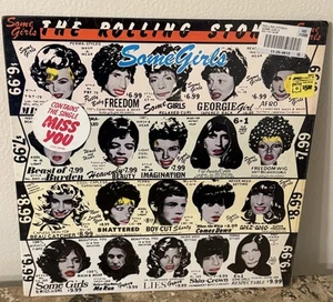 THE ROLLING STONES SOME GIRLS BANNED LUCY 1978 1ST PRESS WITH SHRINK STICKER - Picture 1 of 7