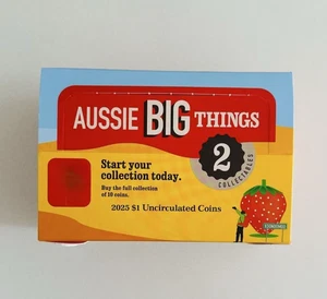 2025 Aussie Big Things Series 2, 20 X $1 UNC Coin in Cards Set In Original Box - Picture 1 of 3