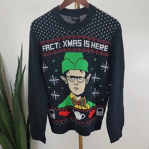 The Office Dwight Schrute Elf Ugly Christmas Sweater Herren Größe Small - Bild 1 von 12