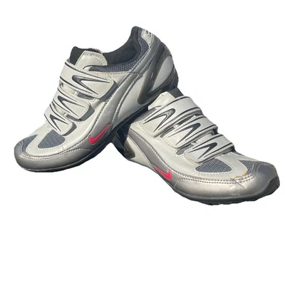 Nike Vintage SPD Clip-In Cycling Shoes. Gray/Silver Three Straps Women’s Size 6 - Image 1 of 4