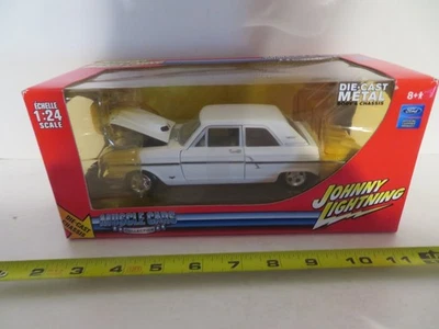 Johnny Lightning Muscle Cars 1964 Ford Thunderbolt White 1:24 Scale 2006 MIB - Image 1 of 4