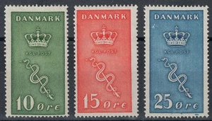 DANIMARCA 1929 Pro opere contro il cancro 3v MNH** - Picture 1 of 1