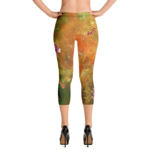 Art by Micheal Groot Smile Capri Leggings - Bild 1 von 23