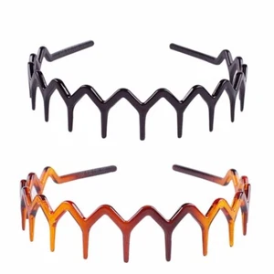 KUNSTSTOFF STIRNBAND ALICEBANDS Griff Zähne stachelig Haarschmuck Mädchen Damen Style - Bild 1 von 7