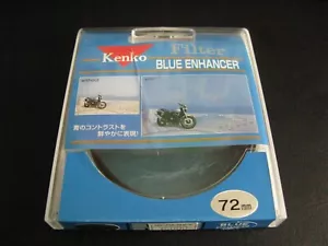 Kenko Blue Enhancer 72mm Lens Filter for SLR / DSLR Photography from Japan - Picture 1 of 10
