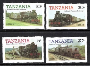 Tanzania Stamp Scott #271-274, Tanzania Railways, Set of 4, MLH, SCV$1.40 - Picture 1 of 1