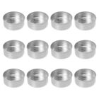  100 Pcs Metal Wax Empty Holder Aluminum Candle Making Cup Container