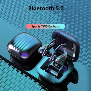 TWS Wireless Earhook HiFi Earbuds Sports Earphones Stereo Headsets for Bluetooth - Picture 1 of 19