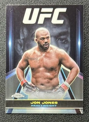 2024 Topps Chrome UFC Jon Jones SuperGiant Insert # SUG-1 - Image 1 of 2