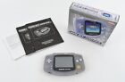 Nintendo Game Boy Advance AGB-001 Handheld System Glacier ~ Boxed