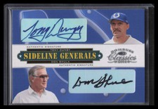 2004 Donruss Classics Sideline Generals Autographs Dungy Shula Dual Auto 203/250