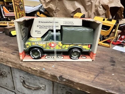 vintage c1990 NYLINT U.S. ARMY TROOP TRANSPORT PICK-UP TRUCK NIB #8230 NOS - Image 1 of 4