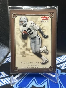 Tarjeta de fútbol americano Fleer Greats of the Game #8 2004 Marcus Allen Salón de la fama EX++ - Imagen 1 de 2
