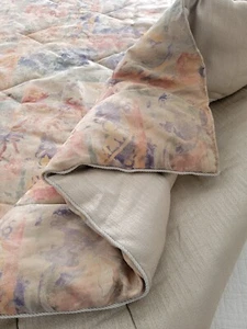 Vintage 6 Piece Set Croscill Queen Comforter Shams Skirt Valance Floral USA - Imagen 1 de 23