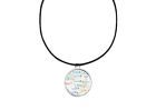 Map Sheffield City Weddings DOME 18" Black Cord Necklace Jewellery Gift Handmade