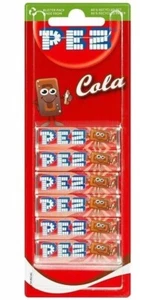 18x PEZ Refills 6 Pcs Pack Cola Flavour Sweets For PEZ Dispenser (108 refills) - Picture 1 of 1