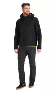 MARMOT GORE TEX NEW $250 Mens Size 2XL Waterproof Hooded Jacket Black Shell - Picture 1 of 18