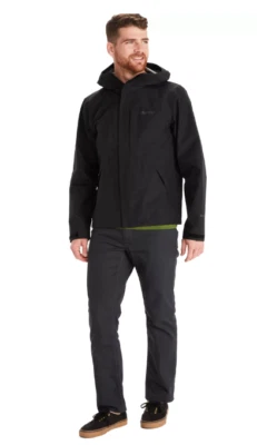 MARMOT GORE TEX NEW $250 Mens Size 2XL Waterproof Hooded Jacket Black Shell - Image 1 of 4