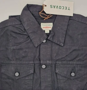 Tecovas men`s waxed canvas trucker jacket Cowboy Western Herren Jacke - Picture 1 of 7