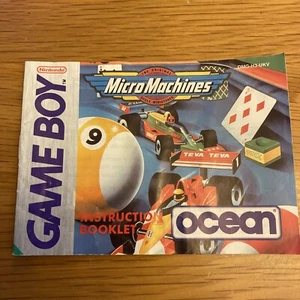 Gameboy Micro Machines Manual Only - Picture 1 of 2