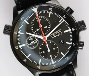 Reloj Sinn cronógrafo Audi Edition 9901 GMT 7750 acero inoxidable PVD negro 42 mm - Imagen 1 de 12
