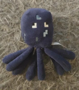 Peluche Minecraft Overworld Squid 7" MOJANG 2013 bambola peluche - Foto 1 di 3