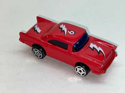 Vintage Diecast Car Blue-Box Toys Red '57 Chevy Chevrolet 1986 #3536 - Image 1 of 4