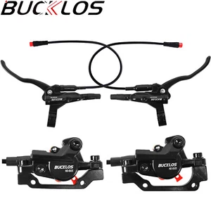 Bucklos HD-E635 Hydraulisches Bremsenset 2-Kolben vorne&hinten 1100mm/1800mm E-Bike - Bild 1 von 6