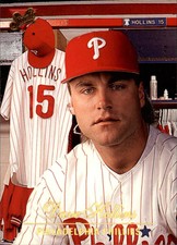 1994 Studio Philadelphia Phillies Baseball Card #139 Dave Hollins