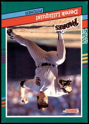 Derek Lilliquist #570b 1991 Donruss - Image 1 of 2