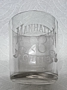 Pre Prohibition Manhattan Club Shot Glass 2 Inch - Picture 1 of 9