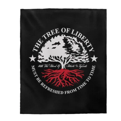 The Tree Of Liberty - Plush Blanket - Image 1 of 4