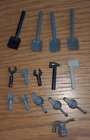 Lego Minifigure Tools   15  Axe Spades Spanners And Oil Cans