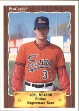 1990 Hagerstown Suns ProCards #1409 Joel McKeon