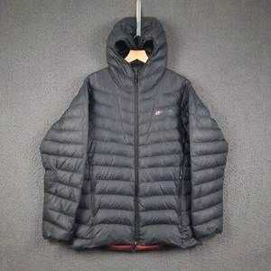 Chaqueta BERGHAUS Para Hombre M Gris Medio Combusto Abajo Puffer Hydrodown 600 Con Capucha - Imagen 1 de 14