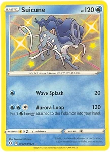 Suicune SV022/SV122 Shining Fates Shiny Holo carta Pokémon rara quasi nuova+ - Foto 1 di 13