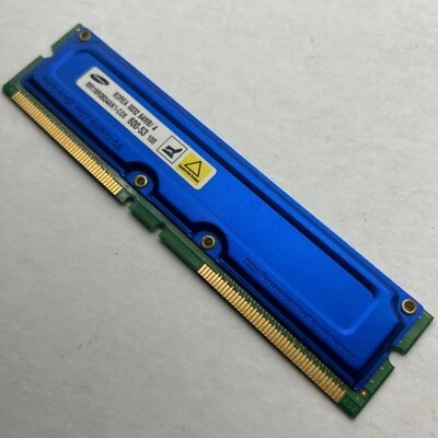 64MB 600-53 184 pin RDram Memory Rambus Samsung NEC - Image 1 of 4