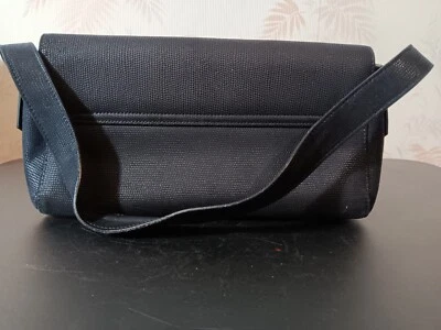 Bolso de mano/cartera de cuero granulado negro BRUNOMAGLI para dama Foto 1 de 4